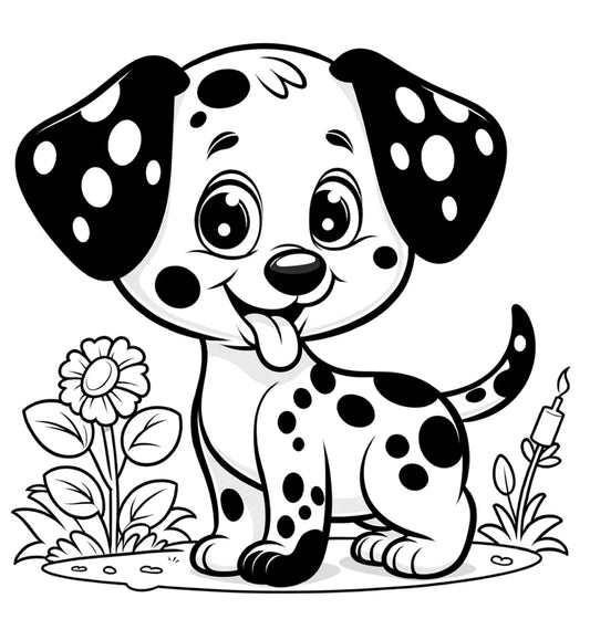 Cheerful Dalmatian